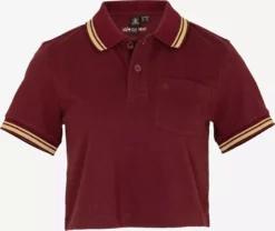 Volcom Polos T-shirt Poolup Femme Bourgogne