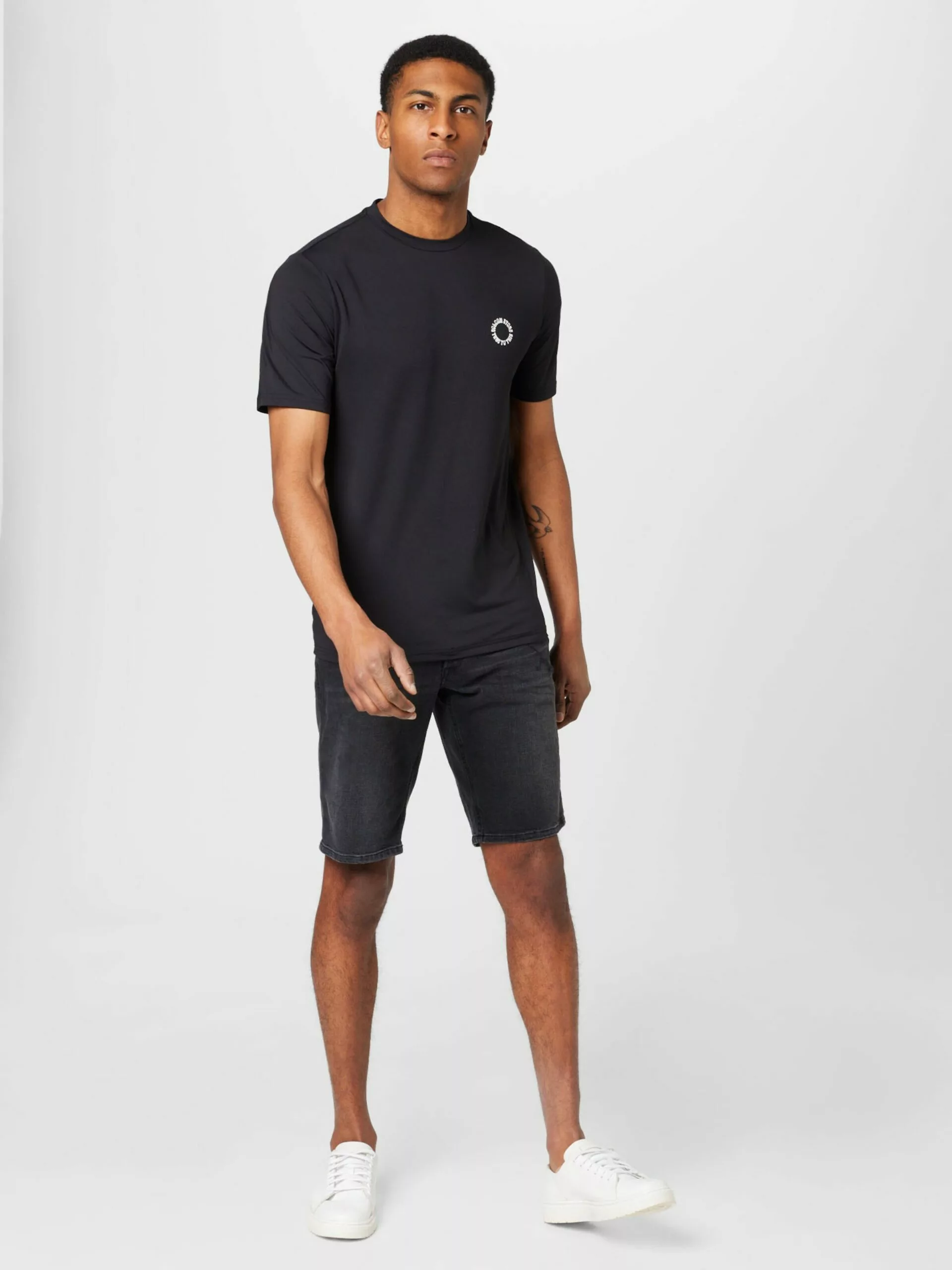 Volcom T-shirts T-Shirt FAULTER Homme Noir 6 Volcom T-shirts T-Shirt FAULTER Homme Noir – Image 4