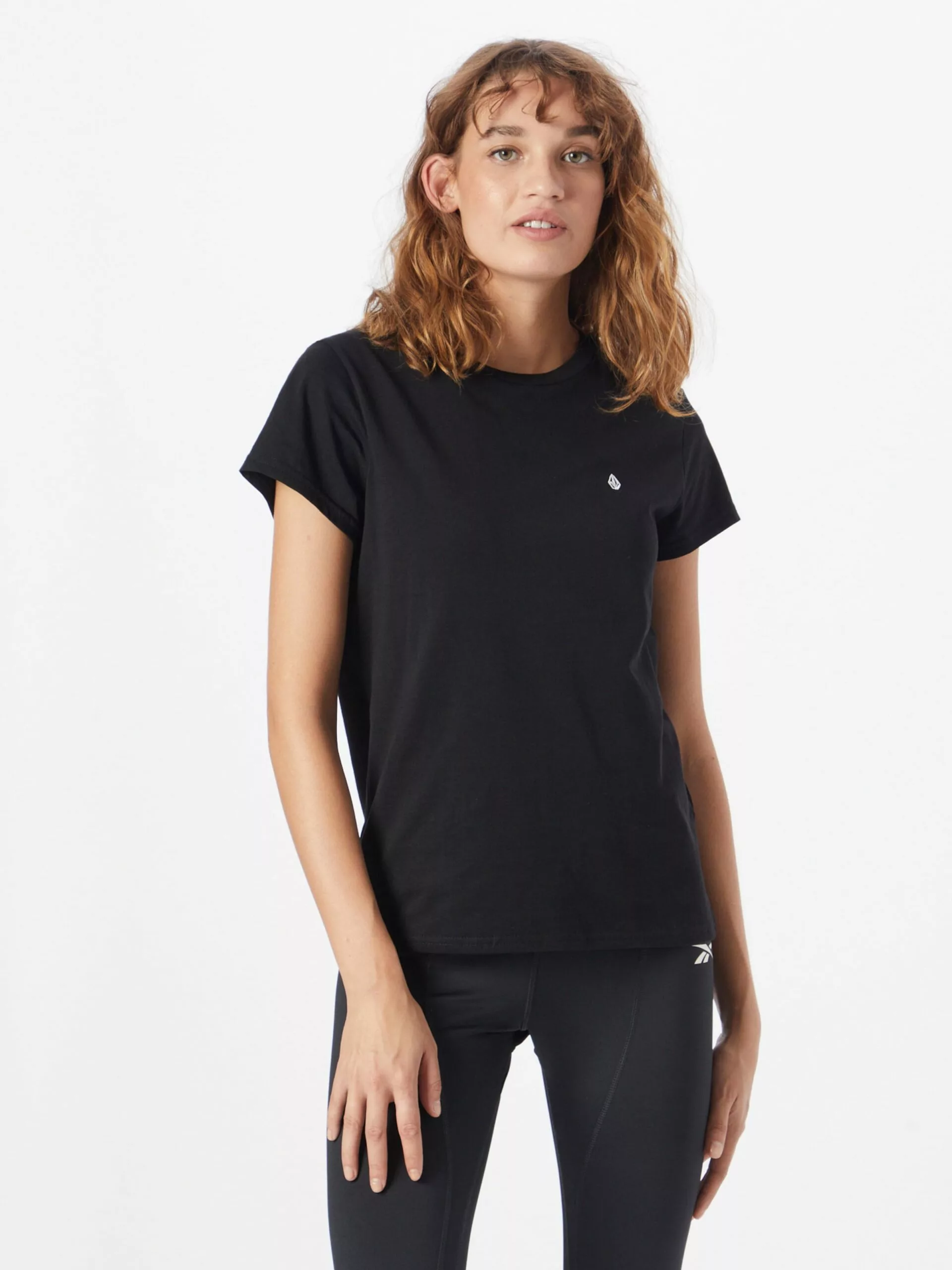 Volcom T-shirts T-shirt STONE BLANKS Femme Noir 5 Volcom T-shirts T-shirt STONE BLANKS Femme Noir – Image 3