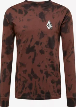 Volcom T-shirts à Manches Longues T-Shirt Homme Brun Foncé