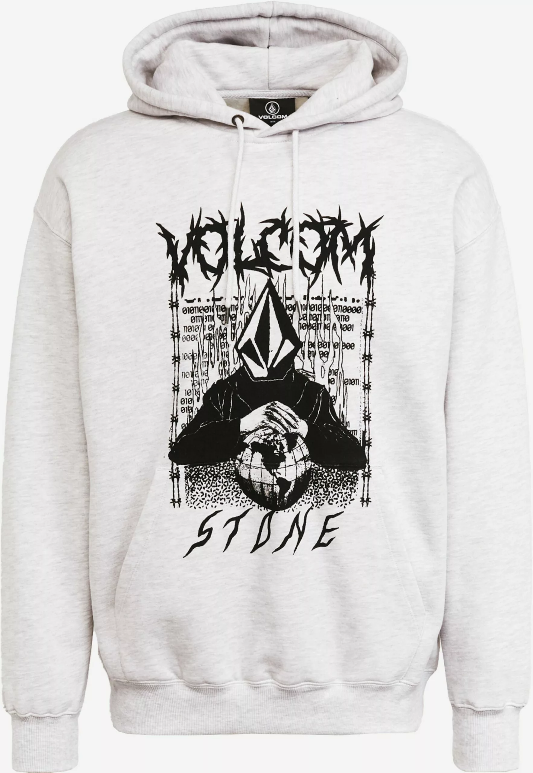 Volcom Sweats à Capuche Sweat-shirt EDENER Homme Gris Chiné 3 Volcom Sweats à Capuche Sweat-shirt EDENER Homme Gris Chiné