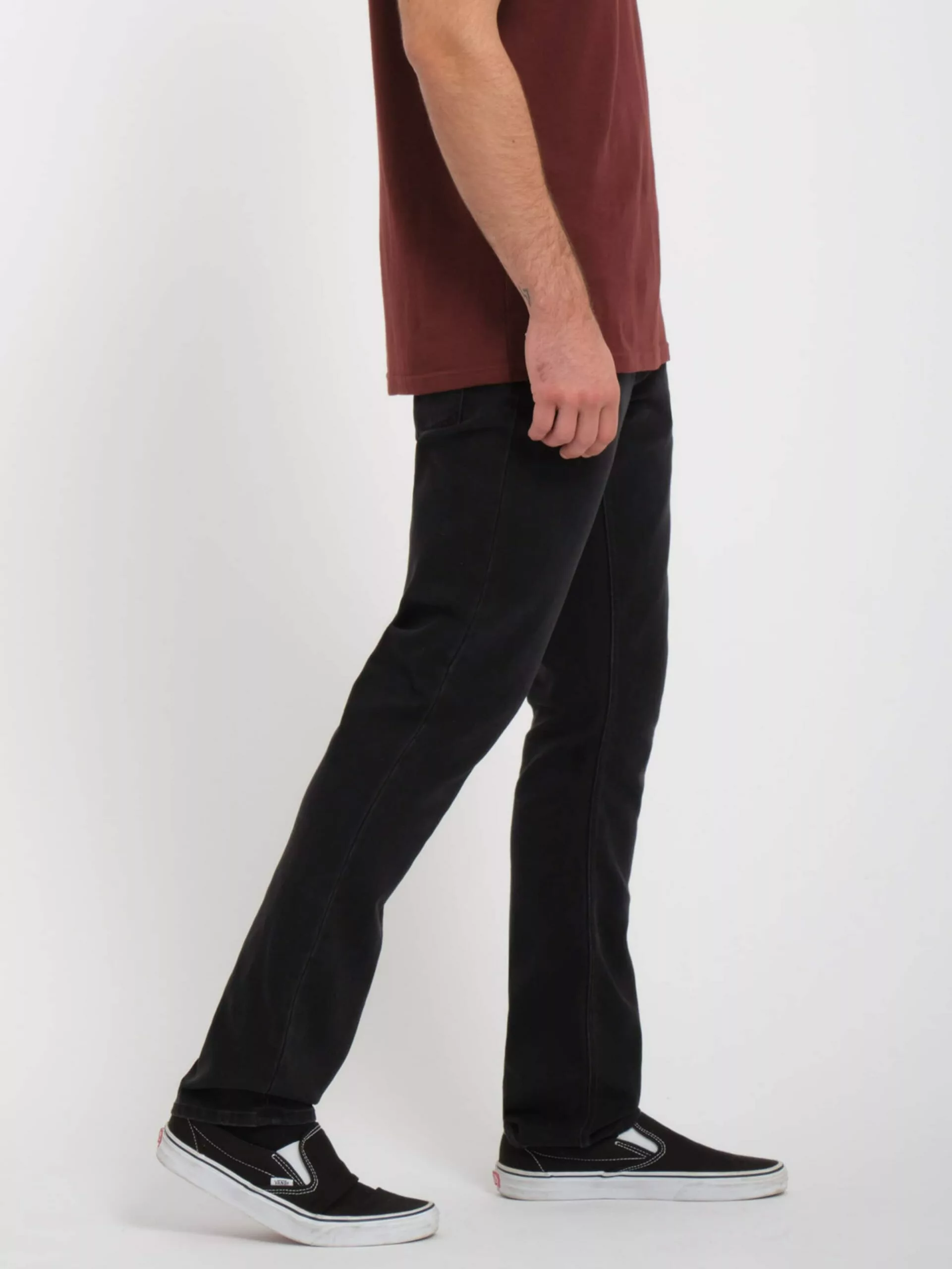 Volcom Droits Regular Jean Homme Noir 6 Volcom Droits Regular Jean Homme Noir – Image 4