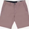 Volcom Shorts Regular Pantalon Frickin Homme Rouge Pastel -Magasin d'usine Volcom 4341297efee3967df8c7fdae89a4a491