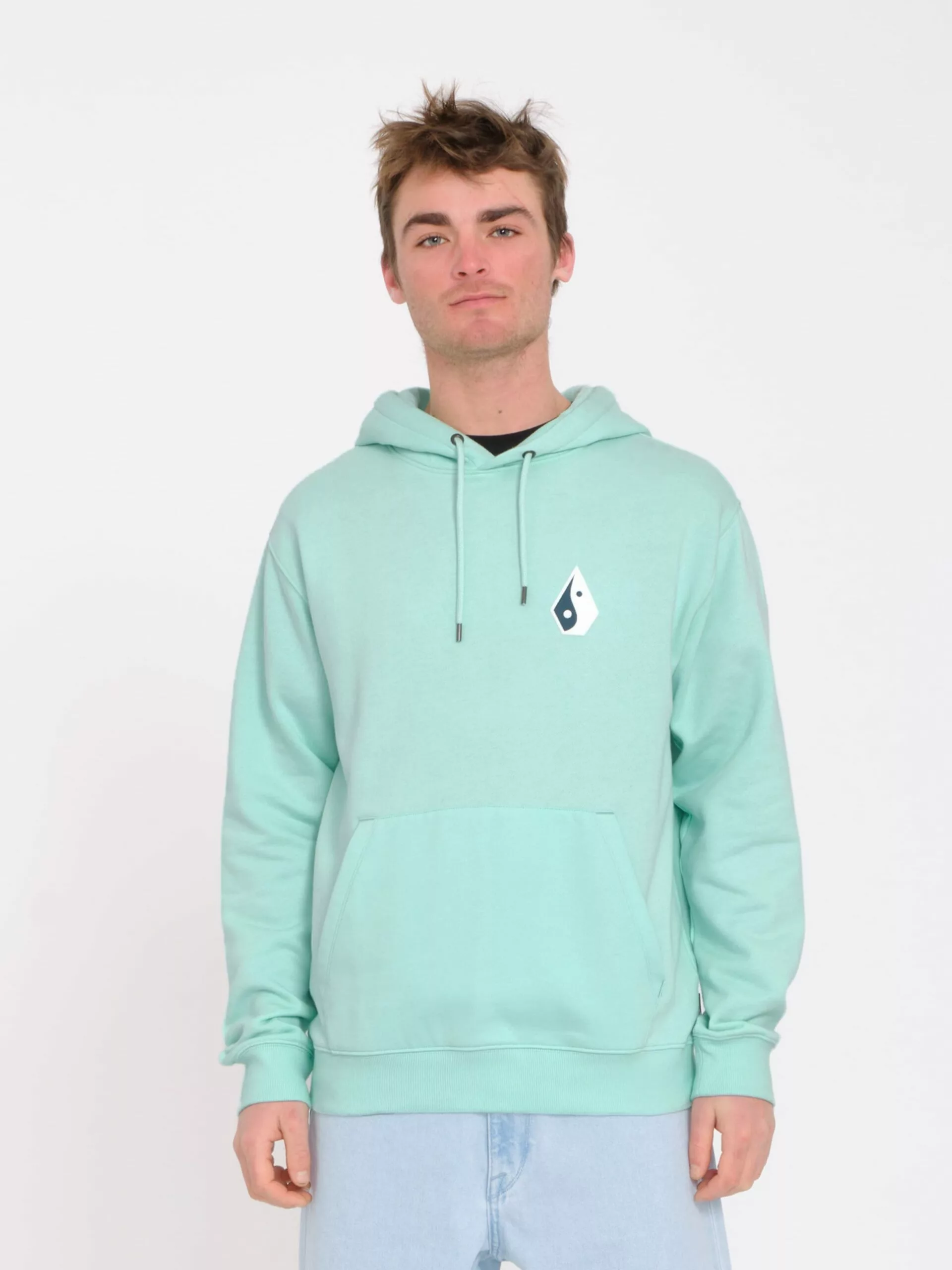 Volcom Sweats à Capuche Sweat-shirt Puffstone Homme Pétrole / Menthe 4 Volcom Sweats à Capuche Sweat-shirt Puffstone Homme Pétrole / Menthe – Image 2