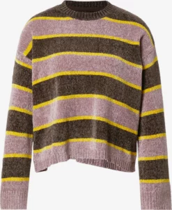 Volcom Pulls Pull-over BUBBLE TEA Femme Brun Foncé