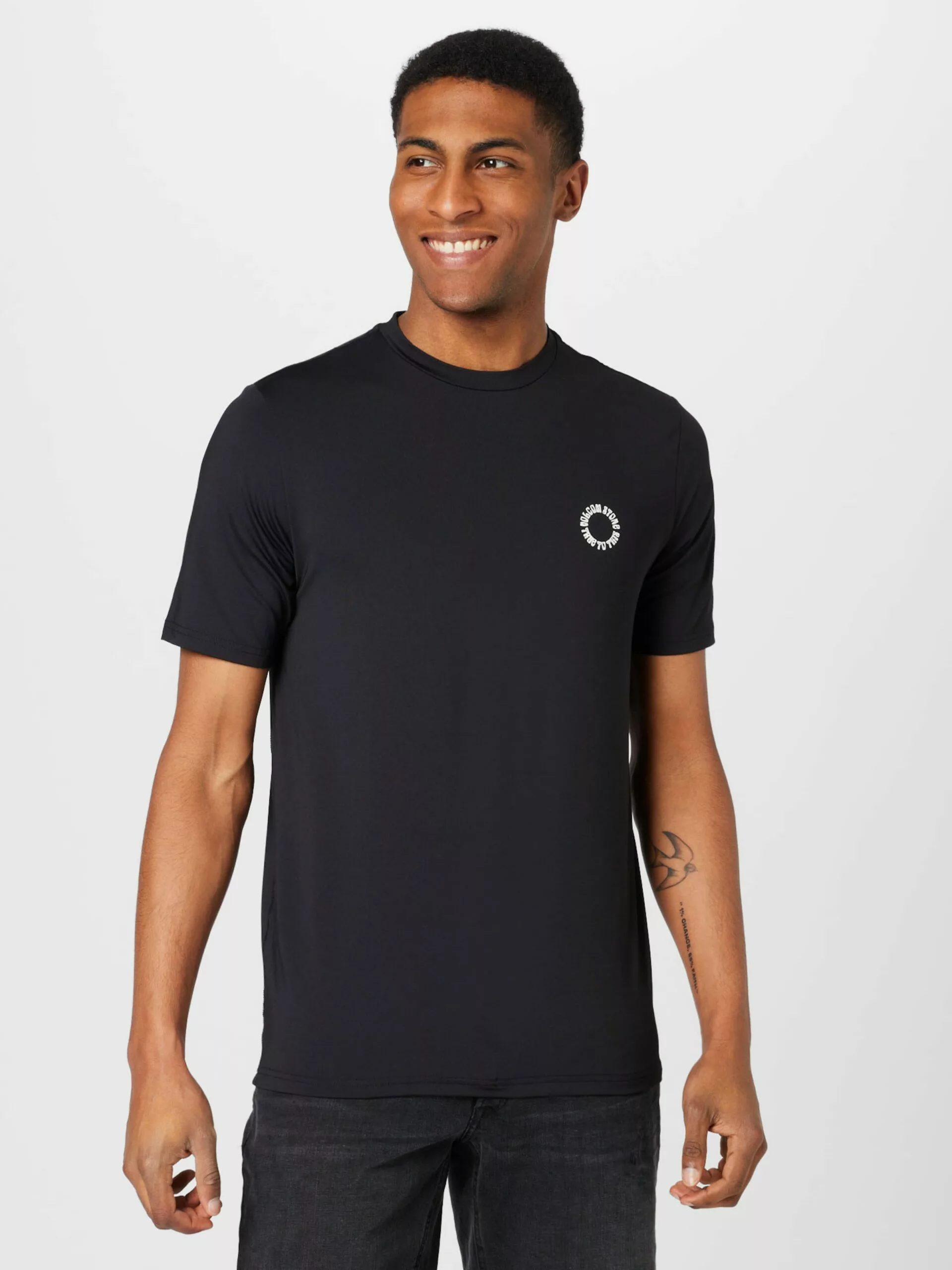 Volcom T-shirts T-Shirt FAULTER Homme Noir 4 Volcom T-shirts T-Shirt FAULTER Homme Noir – Image 2