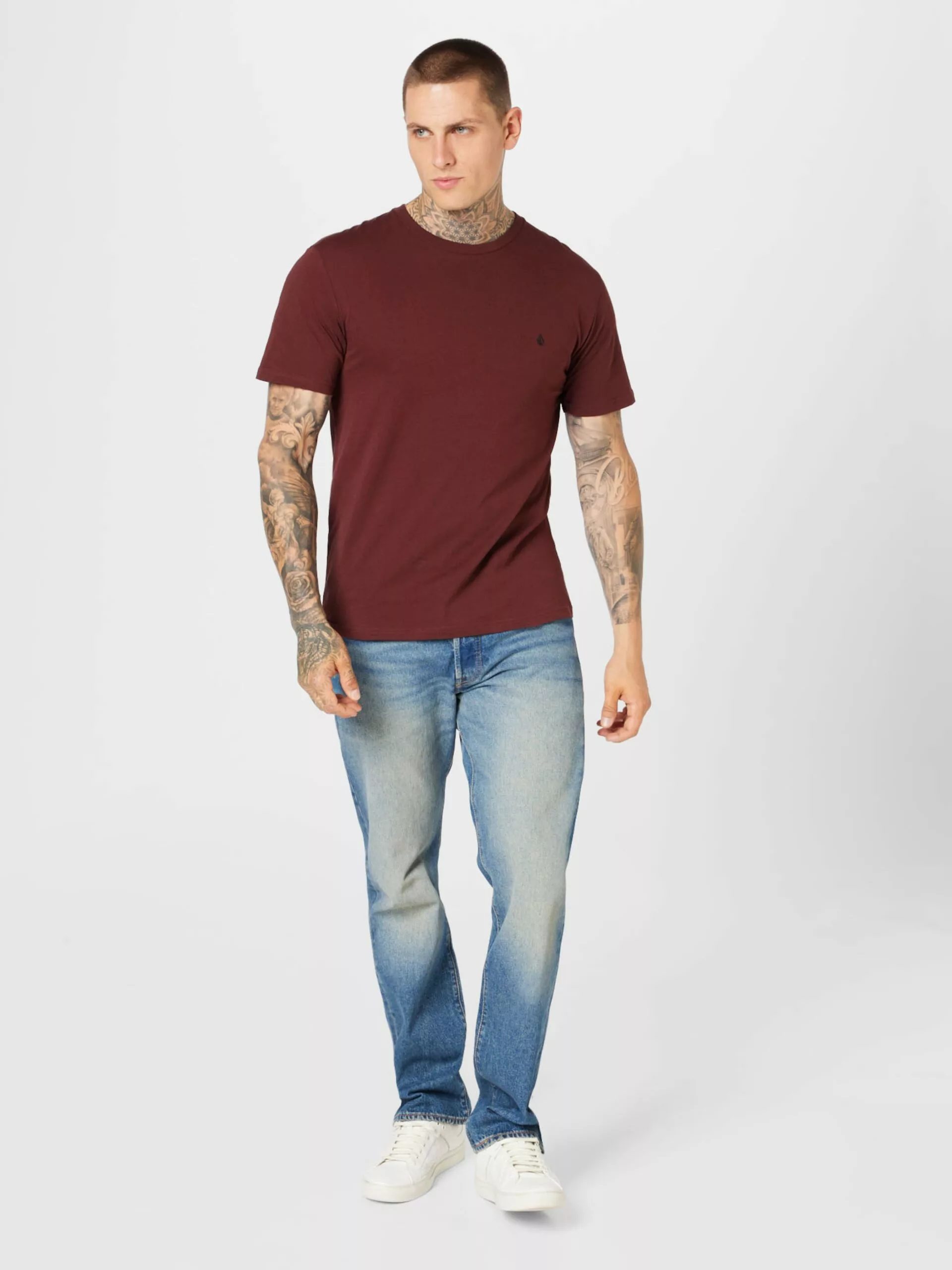 Volcom T-shirts T-Shirt Homme Marron Châtaigne 7 Volcom T-shirts T-Shirt Homme Marron Châtaigne – Image 5