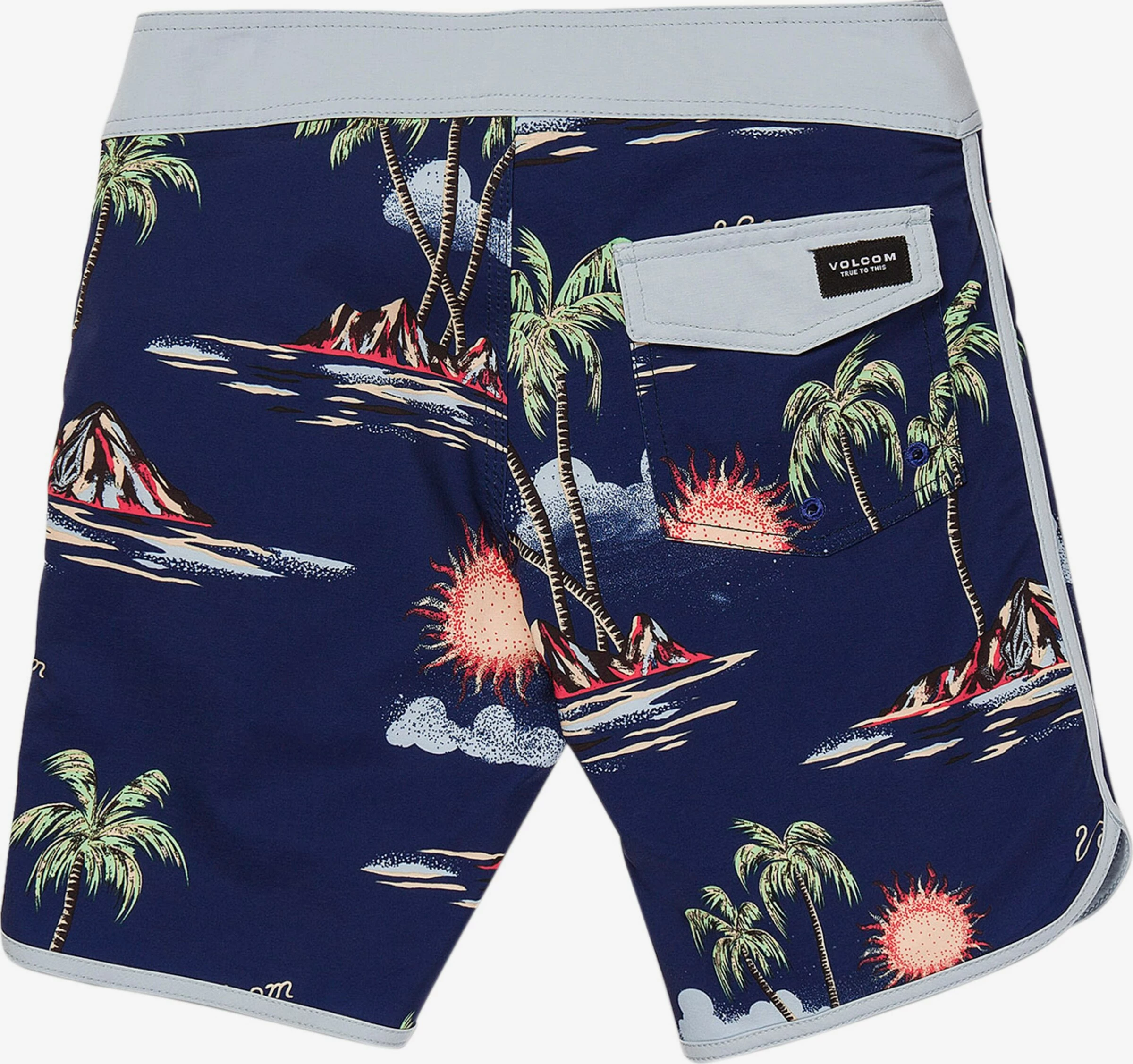 Volcom Maillots De Bain Shorts De Bain Isle Hoppa Enfants Bleu Marine 4 Volcom Maillots De Bain Shorts De Bain Isle Hoppa Enfants Bleu Marine – Image 2