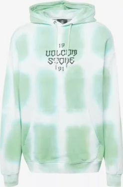 Volcom Sweats à Capuche Sweat-shirt Trippin Femme Menthe