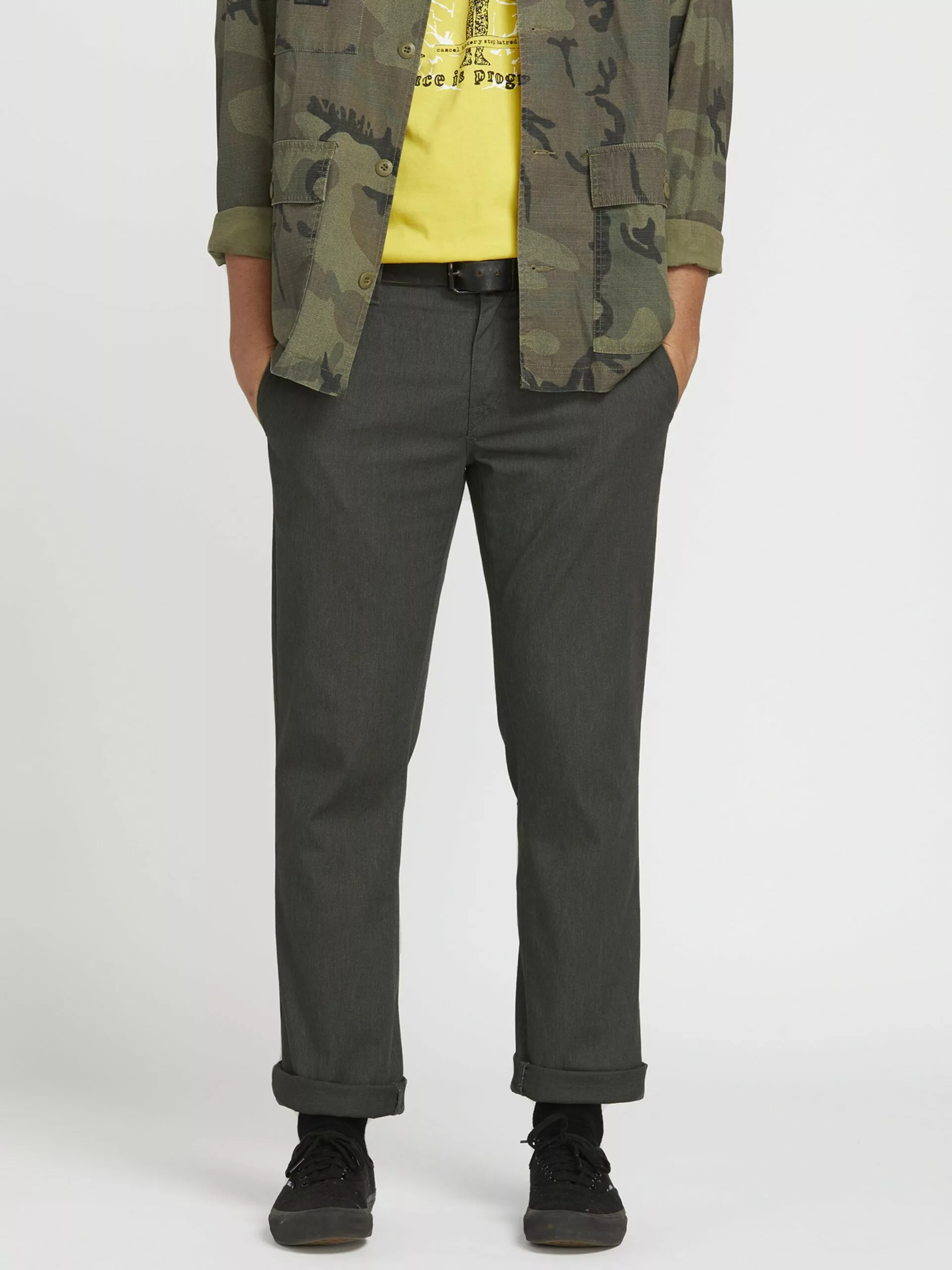 Volcom Chinos Regular Pantalon Chino Frickin Homme Gris Foncé 5 Volcom Chinos Regular Pantalon Chino Frickin Homme Gris Foncé – Image 3