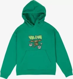 Volcom Sweats à Capuche Sweat-shirt Todd Bratrud Femme Citron Vert / Vert Gazon