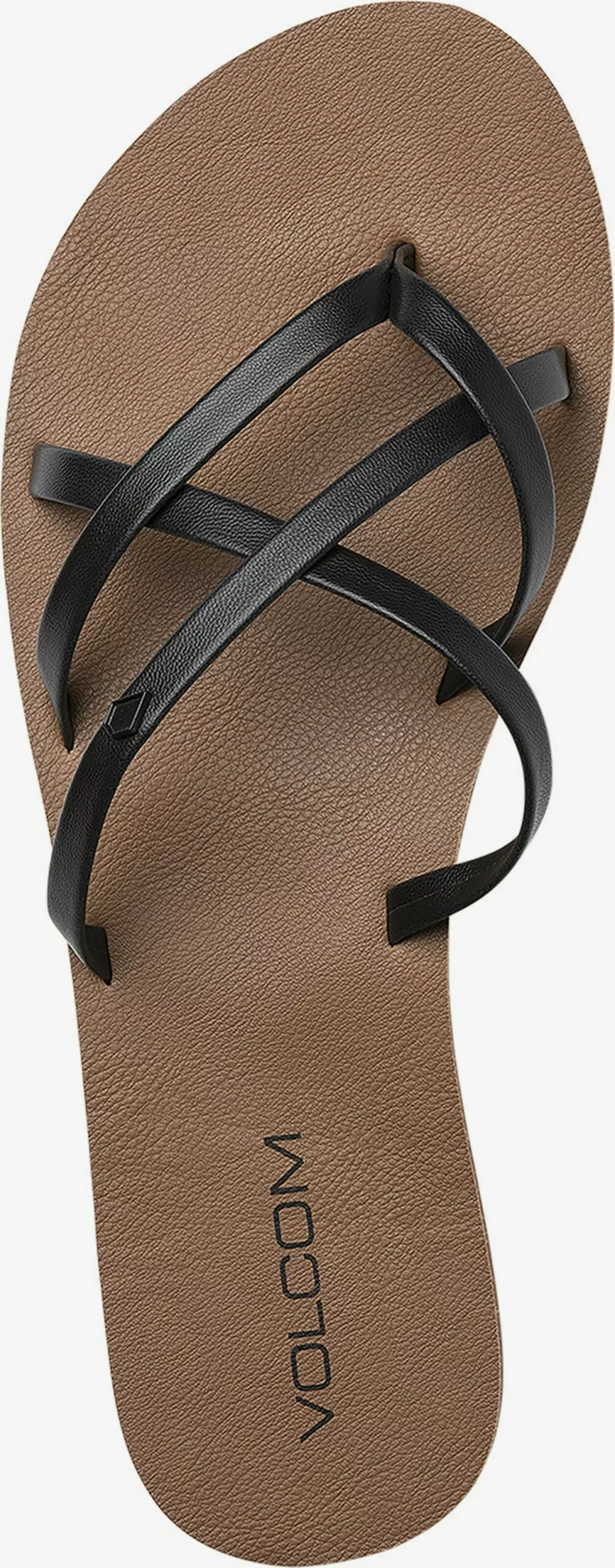 Volcom Chaussures Tongs New School Femme Noir 5 Volcom Chaussures Tongs New School Femme Noir – Image 3