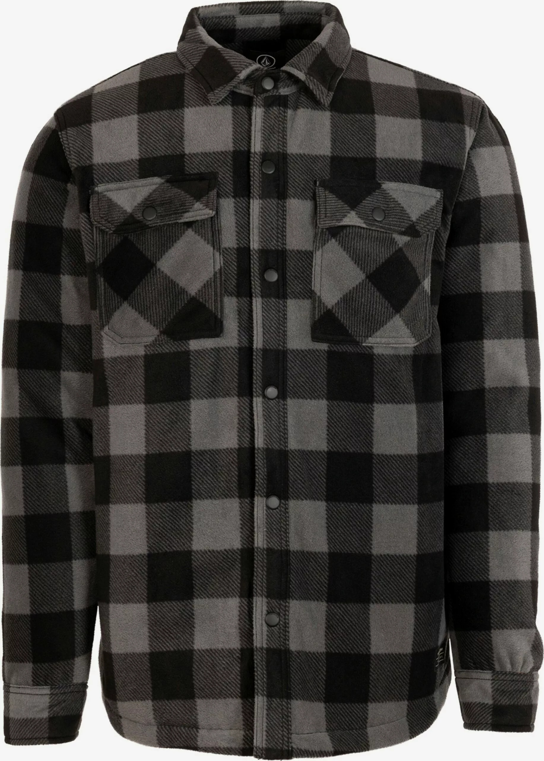 Volcom Chemises à Carreaux Fit Confort Chemise Bowered Homme Gris Foncé 3 Volcom Chemises à Carreaux Fit Confort Chemise Bowered Homme Gris Foncé