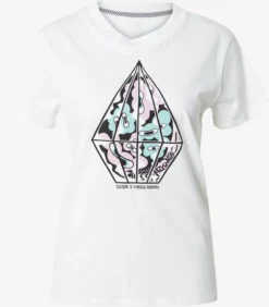Volcom T-shirts T-shirt RADICAL DAZE Femme Blanc Cassé
