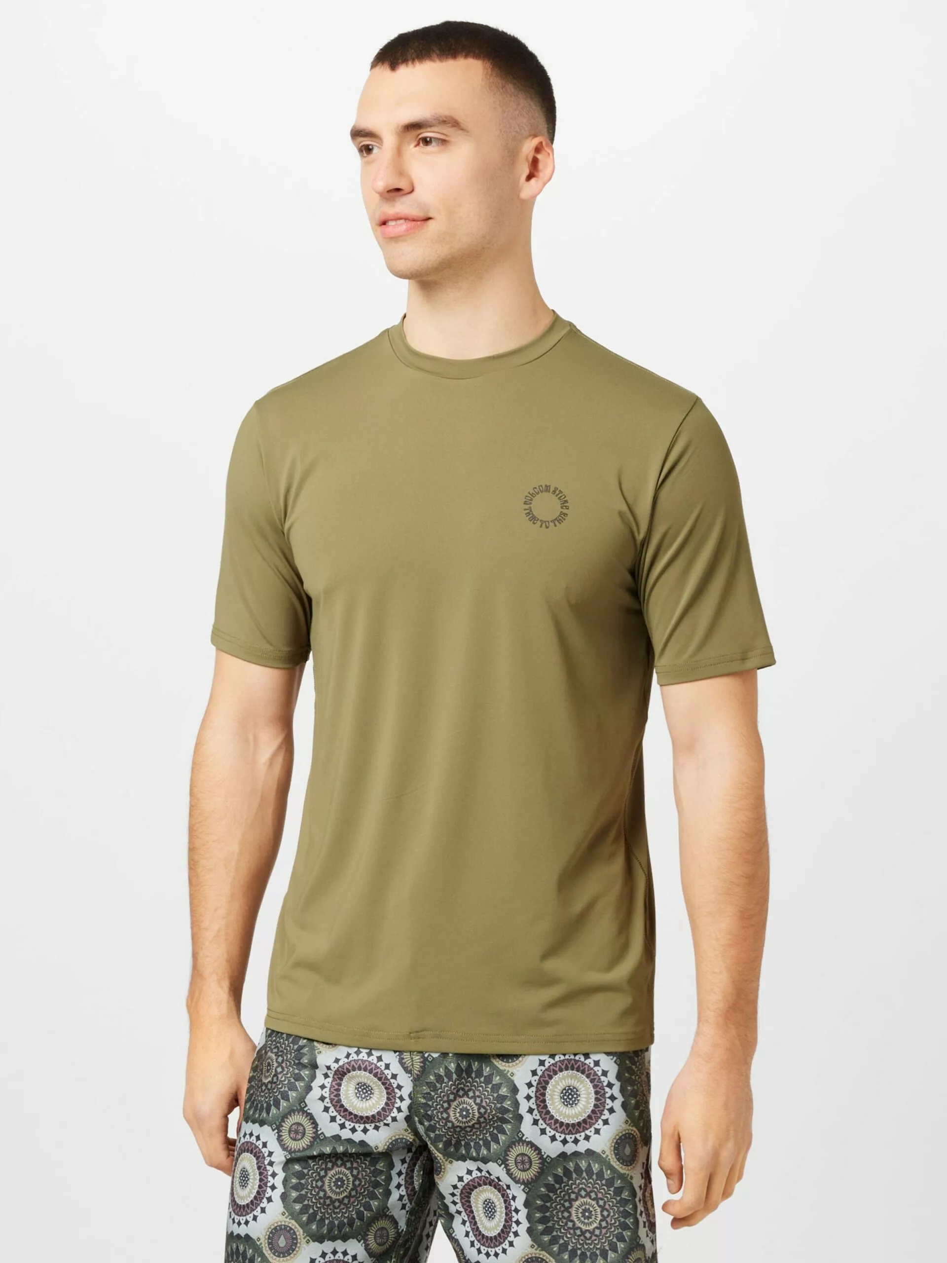 Volcom T-shirts T-Shirt Faulter Homme Kaki 4 Volcom T-shirts T-Shirt Faulter Homme Kaki – Image 2