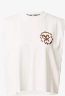 Volcom Hauts Sans Manches Haut Connected Minds Femme Blanc
