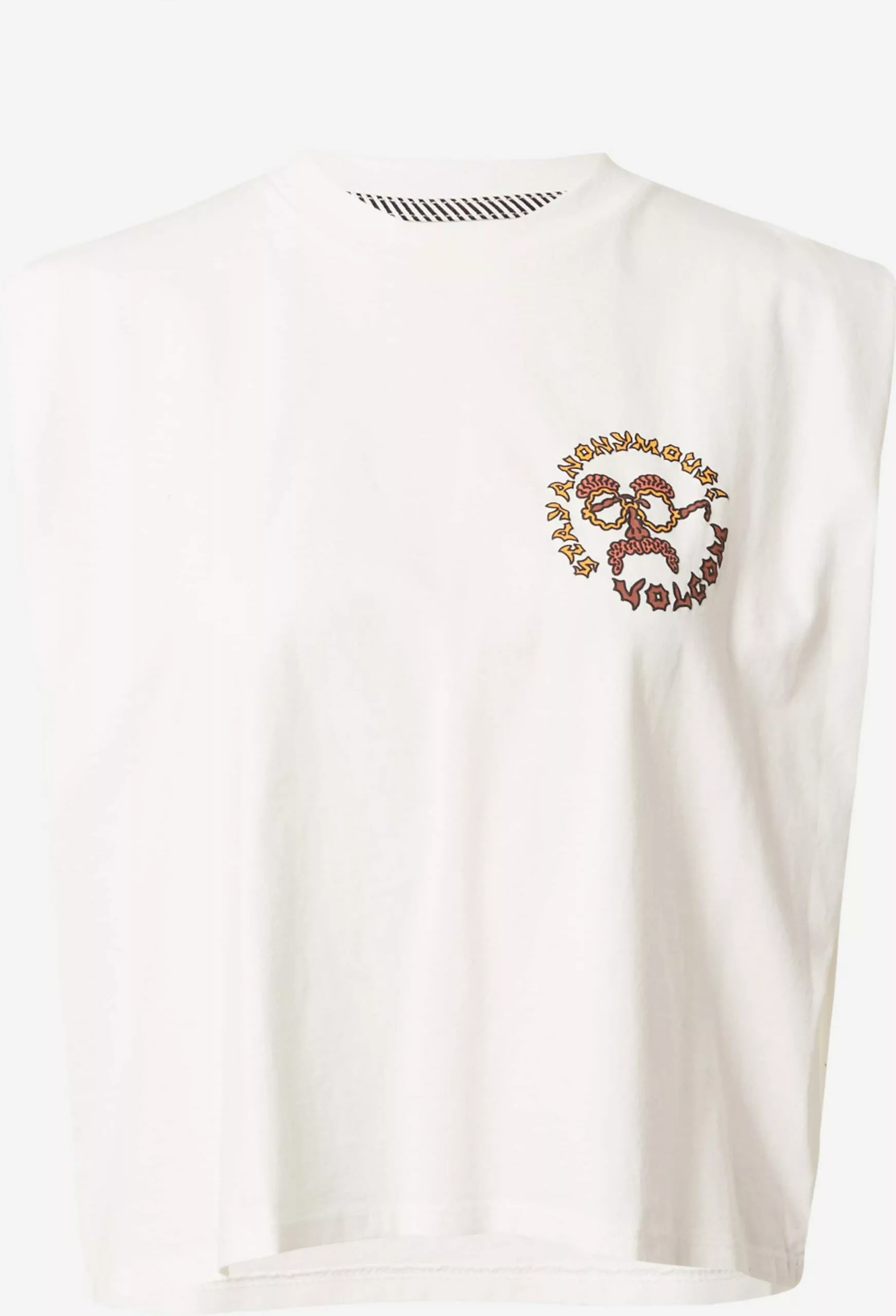 Volcom Hauts Sans Manches Haut Connected Minds Femme Blanc 3 Volcom Hauts Sans Manches Haut Connected Minds Femme Blanc