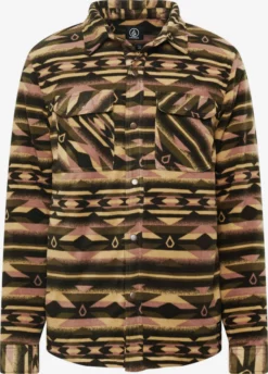 Volcom Chemises Décontractées Coupe Regular Chemise Homme Kaki