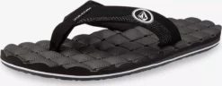 Volcom Chaussures Tongs Recliner Homme Noir
