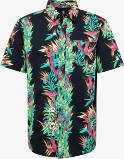 Volcom Chemises Décontractées Coupe Regular Chemise PEPPER Homme Noir