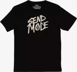 Volcom T-Shirts T-Shirt Send Mode Enfants Noir