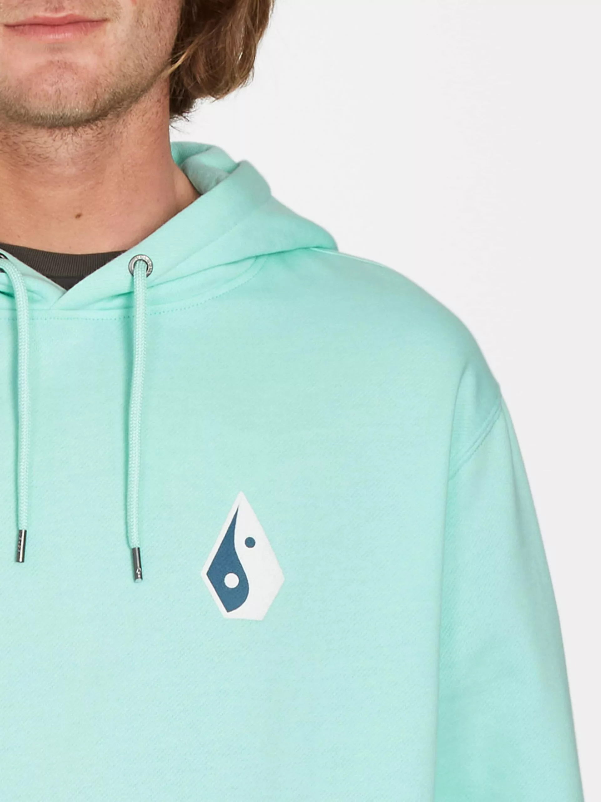 Volcom Sweats à Capuche Sweat-shirt Puffstone Homme Pétrole / Menthe 6 Volcom Sweats à Capuche Sweat-shirt Puffstone Homme Pétrole / Menthe – Image 4