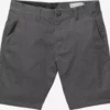 Volcom Shorts Chino Regular Pantalon Chino Frickin Homme Gris -Magasin d'usine Volcom d6a383bf3f072ddbdd1d6fc41fa10137