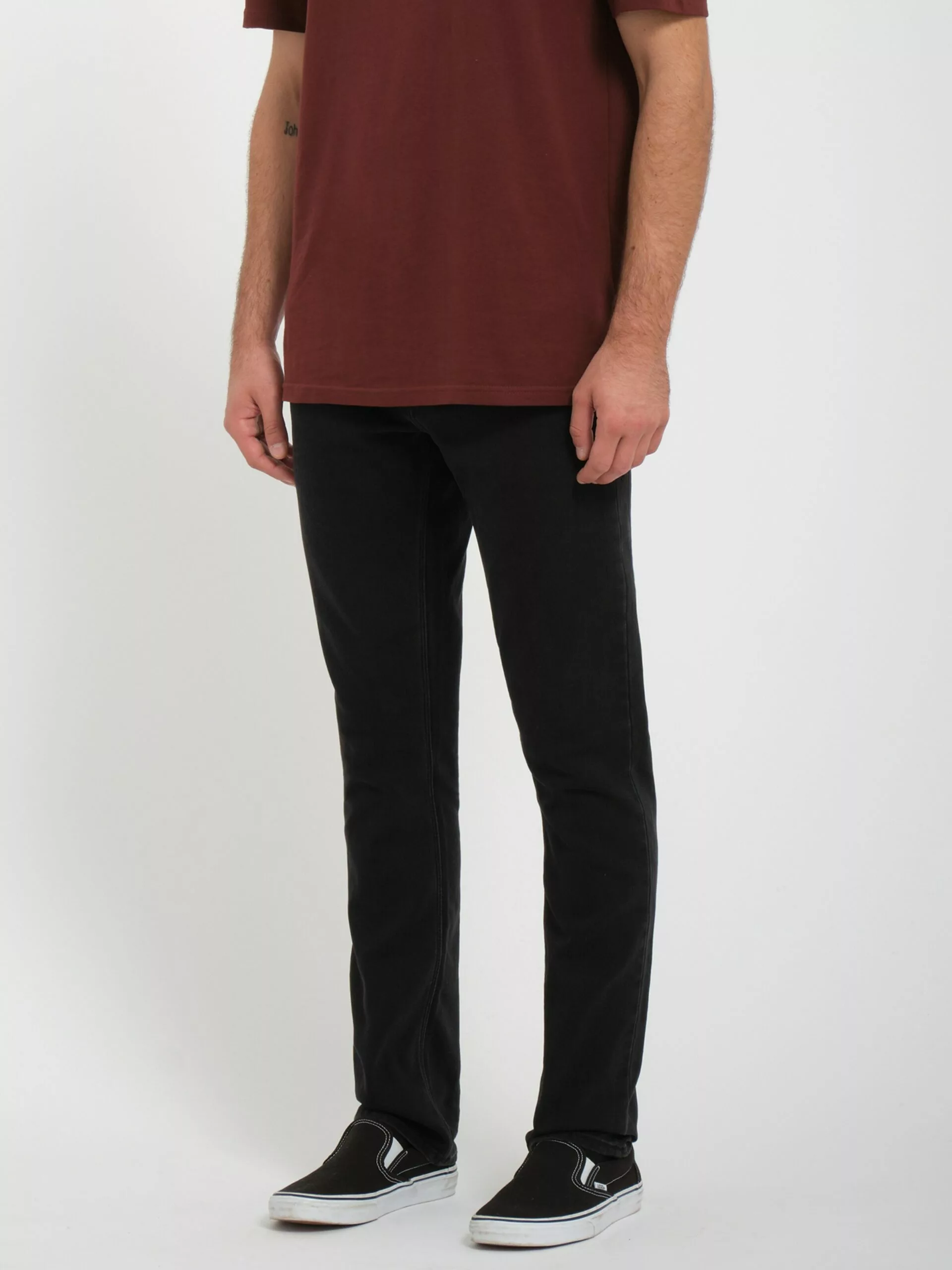 Volcom Droits Regular Jean Homme Noir 5 Volcom Droits Regular Jean Homme Noir – Image 3