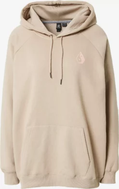 Volcom Sweats à Capuche Sweat-shirt Truly Stocked Femme Taupe