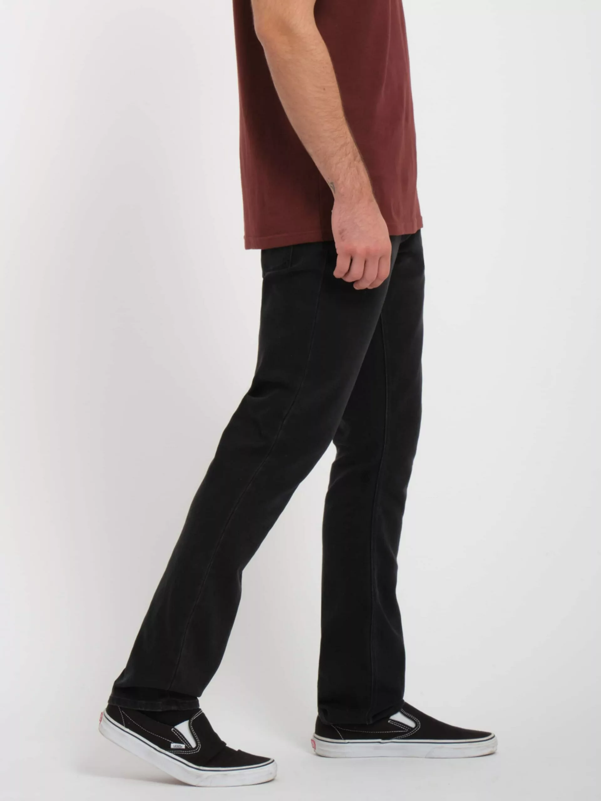 Volcom Droits Regular Jean Homme Noir 7 Volcom Droits Regular Jean Homme Noir – Image 5