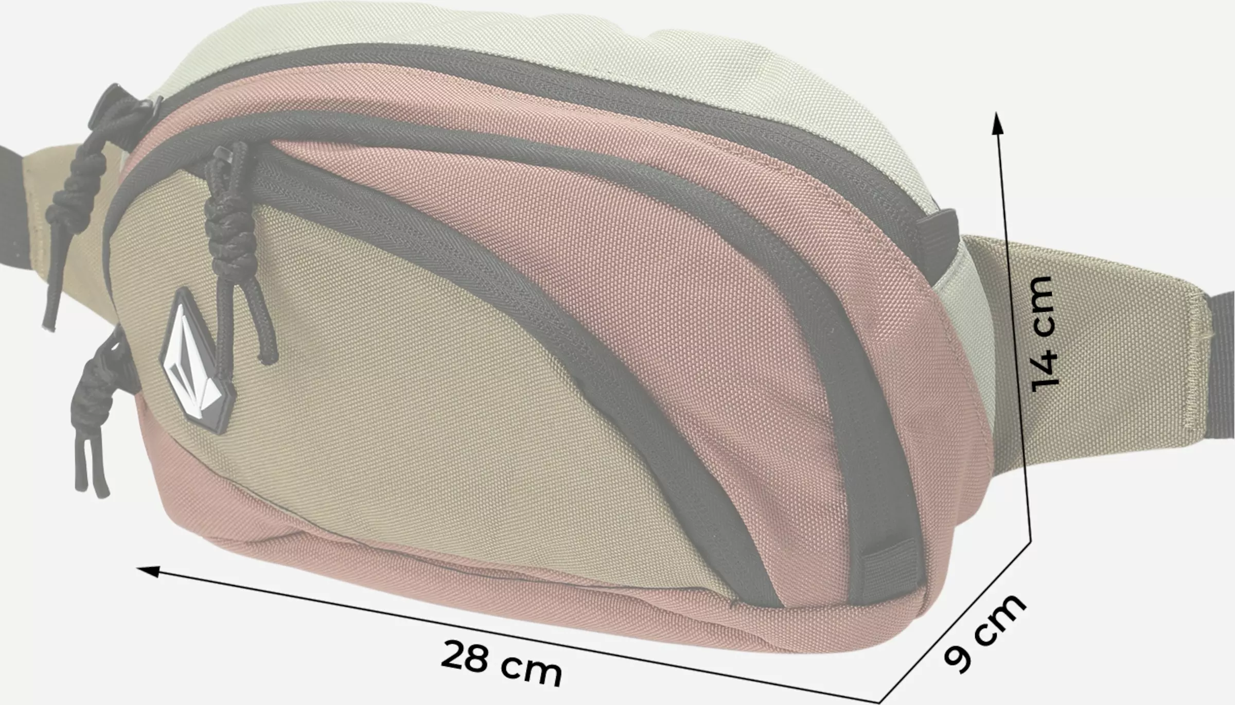 Volcom Sac Banane Sacs Banane Femme Rouille 4 Volcom Sac Banane Sacs Banane Femme Rouille – Image 2