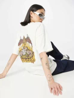 Volcom T-shirts T-shirt VOLTRIP Femme Blanc -Magasin d'usine Volcom f26f6577260f7a4883442d5f50f2658c scaled