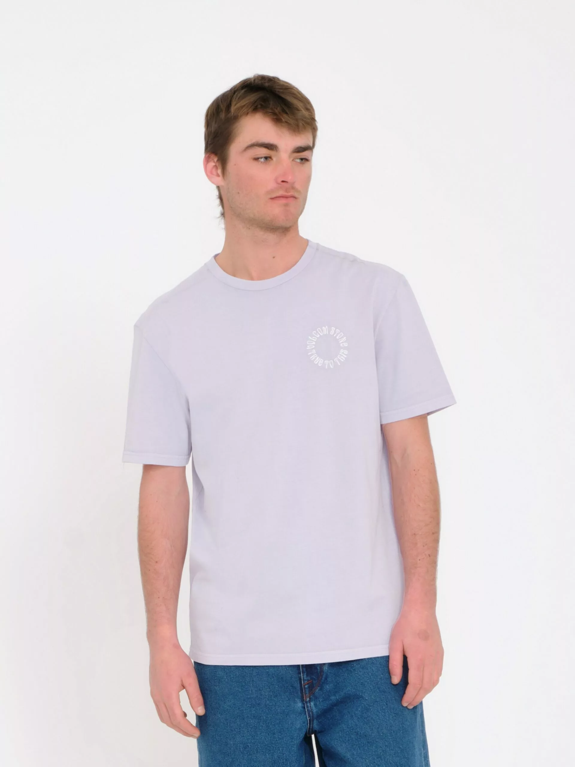 Volcom T-shirts T-Shirt Homme Violet Pastel 4 Volcom T-shirts T-Shirt Homme Violet Pastel – Image 2