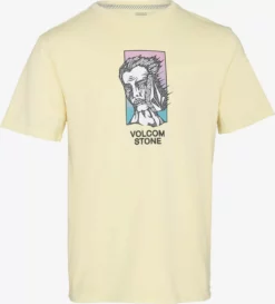 Volcom T-shirts T-Shirt Heckle Homme Jaune Clair